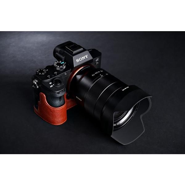 TP Original SONY α7II用 ボディーハーフケース ブラウン ［国内正規品］