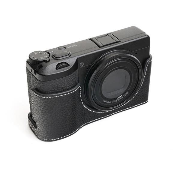 TP Original RICOH GR III 用 ボディーハーフケース ブラック ［国内正規品］