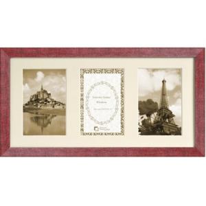 YASUI/ヤスイ　インテリアフレーム Window 3窓 レッド