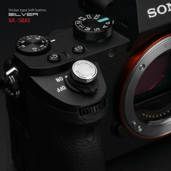 GARIZ/ゲリズ レリーズボタン（貼り付けタイプ）　XA-SBA5 シルバー