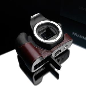 GARIZ/ゲリズ Canon EOS Kiss X9用 本革カメラケース XS-CH200DBR ブラウン｜laughs