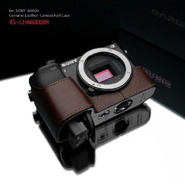 GARIZ/本革カメラケース　SONY α6000用　XS-CHA6000BR