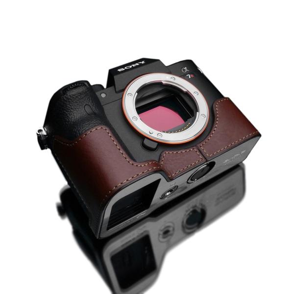 GARIZ/ゲリズ SONY α7R IV 用 本革カメラケース XS-CHA7RM4BR ブラウン