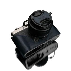 GARIZ/ゲリズ FUJIFILM X-T100用 本革カメラケース XS-CHXT100NV ネイビー｜laughs