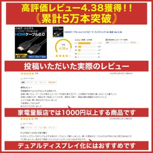 HDMIケーブル 1m 1.5m 1.8m 4...の詳細画像3