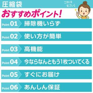 布団圧縮袋 衣類収納袋 ふとん 布団収納袋 掃...の詳細画像5