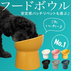 フードボウル 犬 おしゃれ 陶器 スタンド 斜め 傾斜