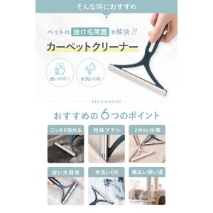 猫 ブラシ ペットブラシ 2本 毛取りクリーナ...の詳細画像3