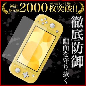 任天堂スイッチ 保護フィルム ブルーライトカットフィルム ガラスフィルム  Nintendo Switch Lite用｜laundly