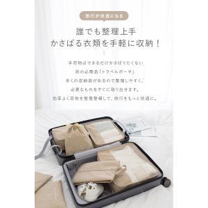 トラベルポーチ 7点セット 旅行収納バッグ 衣...の詳細画像1