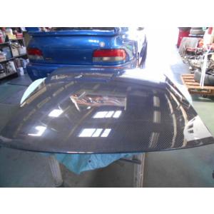 インプレッサ GC8 前期型 フロントリップスポイラー カーボン製 塗装
