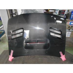 ラ・アンスポーツ WRタイプカーボンボンネット本体+左右ダクト+インタークーラー雨避けカバー付 イン...