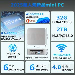 ミニPC minipc Windows 11 ...の詳細画像4