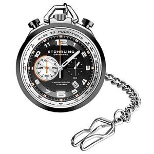 Stuhrling Original Men&apos;s Chronograph Pocket Watch ...