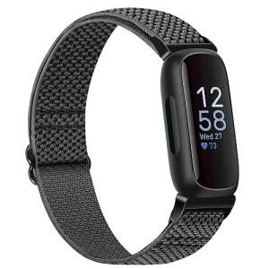 Fitbit Inspire HR スマートウォッチ(新品)【未使用】 TumpCez ストレッチナイロンスマートウォッチベルトFitbit Inspire 3