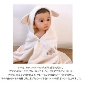 今治タオル 出産祝い フード付きバスタオル 名...の詳細画像1