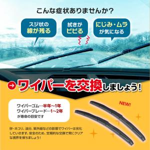 エアロワイパー ブレード 2本 グラファイト仕...の詳細画像2