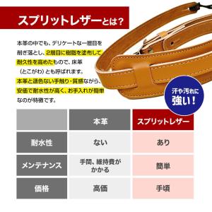 ギター ストラップ 本革 牛革 レザー 111...の詳細画像3