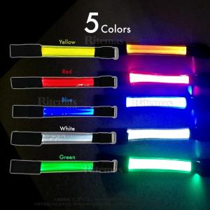 電池式 光るアームバンド LED 反射バンド ...の詳細画像5