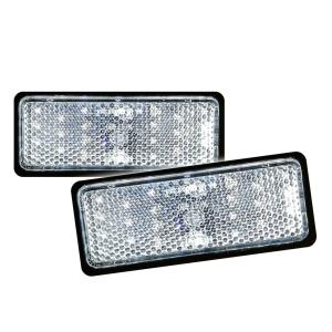 汎用 12V LED 角型 クリア リフレクタ...の詳細画像1