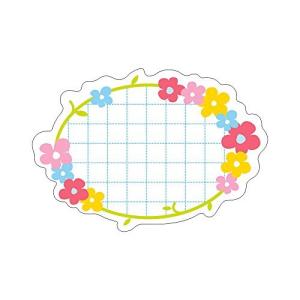 ササガワ タカ印 ポップ用紙 16-6038 抜型カード フラワー 大 30枚