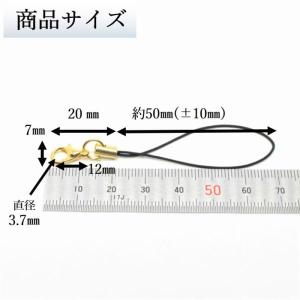 カニカン ストラップ パーツ ゴールド 50個...の詳細画像2