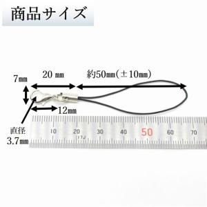 カニカン ストラップ パーツ シルバー 50個...の詳細画像2