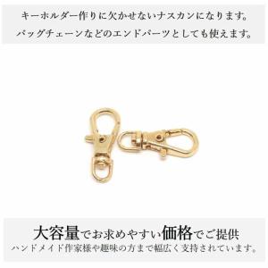 ナスカン 20個 約23×9mm 留め具 キー...の詳細画像2