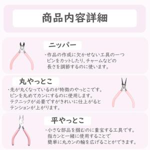 ハンドメイド工具セット ペンチ3種 ピンセット...の詳細画像2