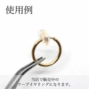 イヤリング用 ゴムカバー シリコン 100個 ...の詳細画像3