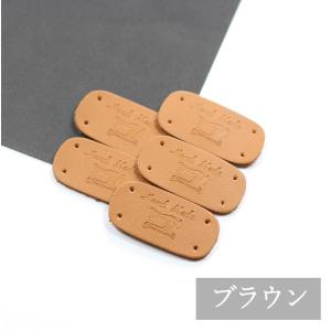 本革 タグ 【全3色】5枚 ハンドメイド 手芸...の詳細画像1