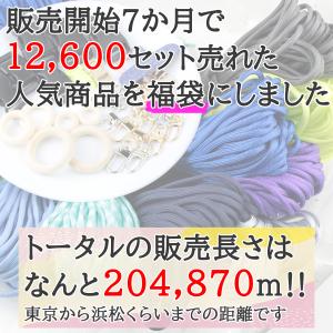 福袋 パラコード 4mm 30m パラシュート...の詳細画像1