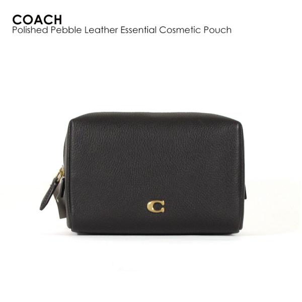 COACH Leather Essential Cosmetic Pouch CR515 エッセンシ...