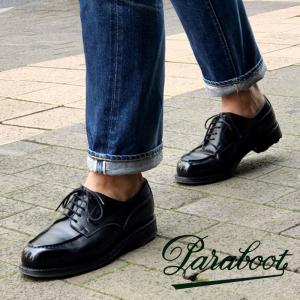 PARABOOT パラブーツ シャンボード ビジネスシューズ メンズ CHAMBORD ブラック 黒 710709 本革 靴 レザー ブルーム あり 母の日 ギフト｜laxny-yh