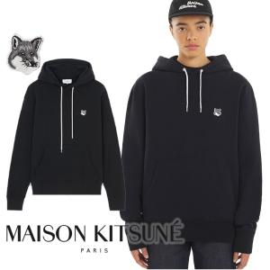 MAISON KITSUNE メゾン キツネ GREY FOX HEAD PATCH CLASSIC HOODIE グレーフォックスヘッドパッチクラシックフーディ GU00335KM0002 ギフト｜laxny-yh