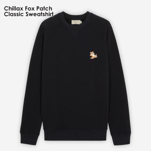 MAISON KITSUNE メゾン キツネ GU00342KM0002 チラックスフォックス パッチ クラシック スウェットシャツ メンズ レディース スウェット トレーナー｜laxny-yh