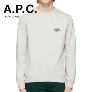 A.P.C. アーペーセー Rider COEZD COEZD-H27699PAA スウェットシャツ グレー 刺繍 ロゴ シンプル ギフト 新生活