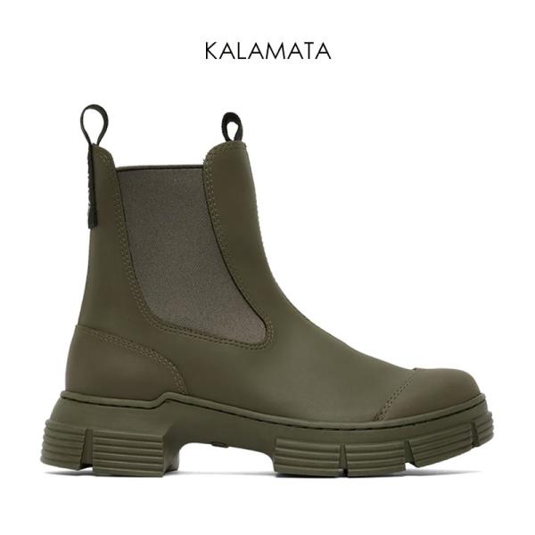 GANNI ガニー リサイクルラバー RECYCLED RUBBER CITY BOOT S1912...