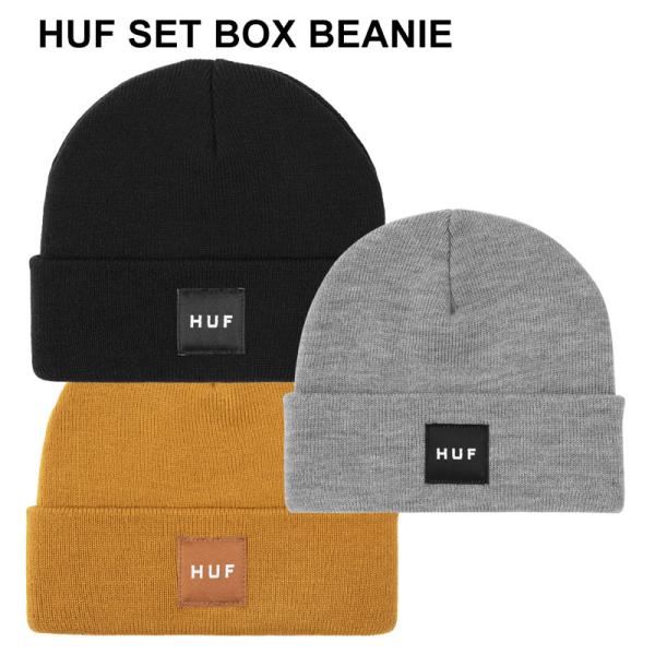 HUF ハフ  SET BOX BEANIE BN00135 LATTE BLACK HEATHER...