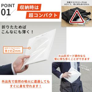 火山灰ガード頭巾 防塵マスク FUTURE F...の詳細画像3