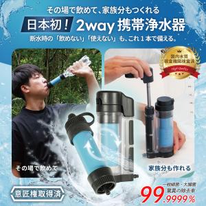 携帯浄水器 災害用 浄水器 防災 登山 キャン...の詳細画像1