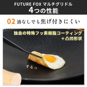FUTUREFOX マルチグリドル 鉄板 深さ...の詳細画像5