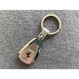 フェラーリ オフィシャル レザー キーホルダー Ferrari Ferrari フェラーリ純正 レザーベースキーリング(レッド) 2083