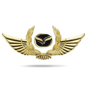 エンブレム ゴールドメッキ MAZDASPEED マツダスピードロゴ