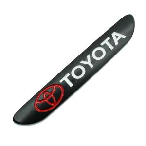 ◆トヨタ TOYOTA◆ブラック◆車テールステッカー バッジ 1個入 サイドメタルエンブレム テール装飾 デカール 車スタイリング 金属製 aaak qtm