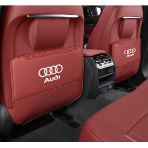 ◆アウディ AUDI◆ワインレッド◆車用 シート バックカバー 汚れ防止カバー 蹴り防止 取付簡単 座席 シートバック カーグッズ 2枚セット aaam qtm