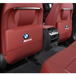 ◆BMW ///M◆ワインレッド◆車用 シート バックカバー 汚れ防止カバー 蹴り防止 取付簡単 座席 シートバック カーグッズ 2枚セット aaam qtm