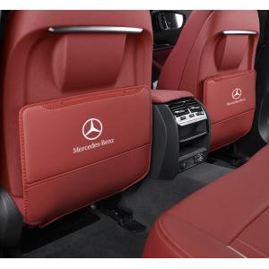 ◆メルセデス・ベンツ BENZ◆ワインレッド◆車用 シート バックカバー 汚れ防止カバー 蹴り防止 取付簡単 座席 シートバック カーグッズ 2枚セット aaam qtm