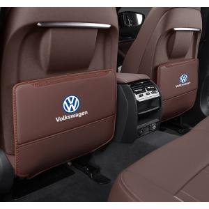 ◆フォルクスワーゲン◆モカブラウン◆車用 シート バックカバー 汚れ防止カバー 蹴り防止 取付簡単 座席 シートバック カーグッズ 2枚セット aaam qtm