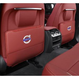 ◆ボルボ VOLVO◆ワインレッド◆車用 シート バックカバー 汚れ防止カバー 蹴り防止 取付簡単 座席 シートバック カーグッズ 2枚セット aaam qtm